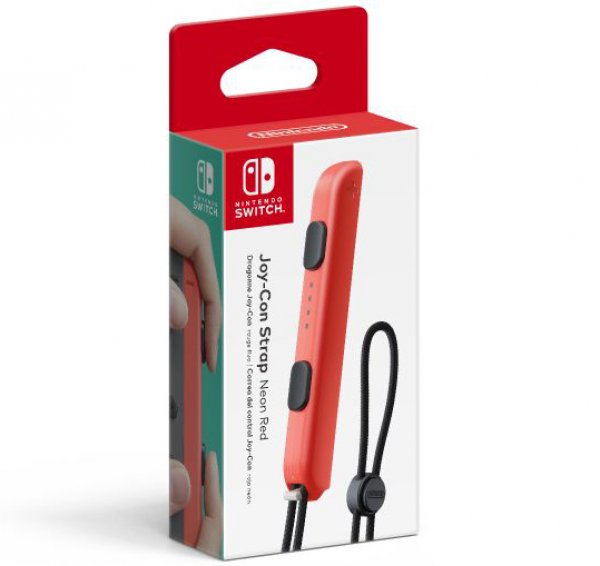 Mando Nintendo Switch - Joy-Con Correa Rojo Neón Mando Nintendo Switch - Joy-Con Correa Rojo Neón